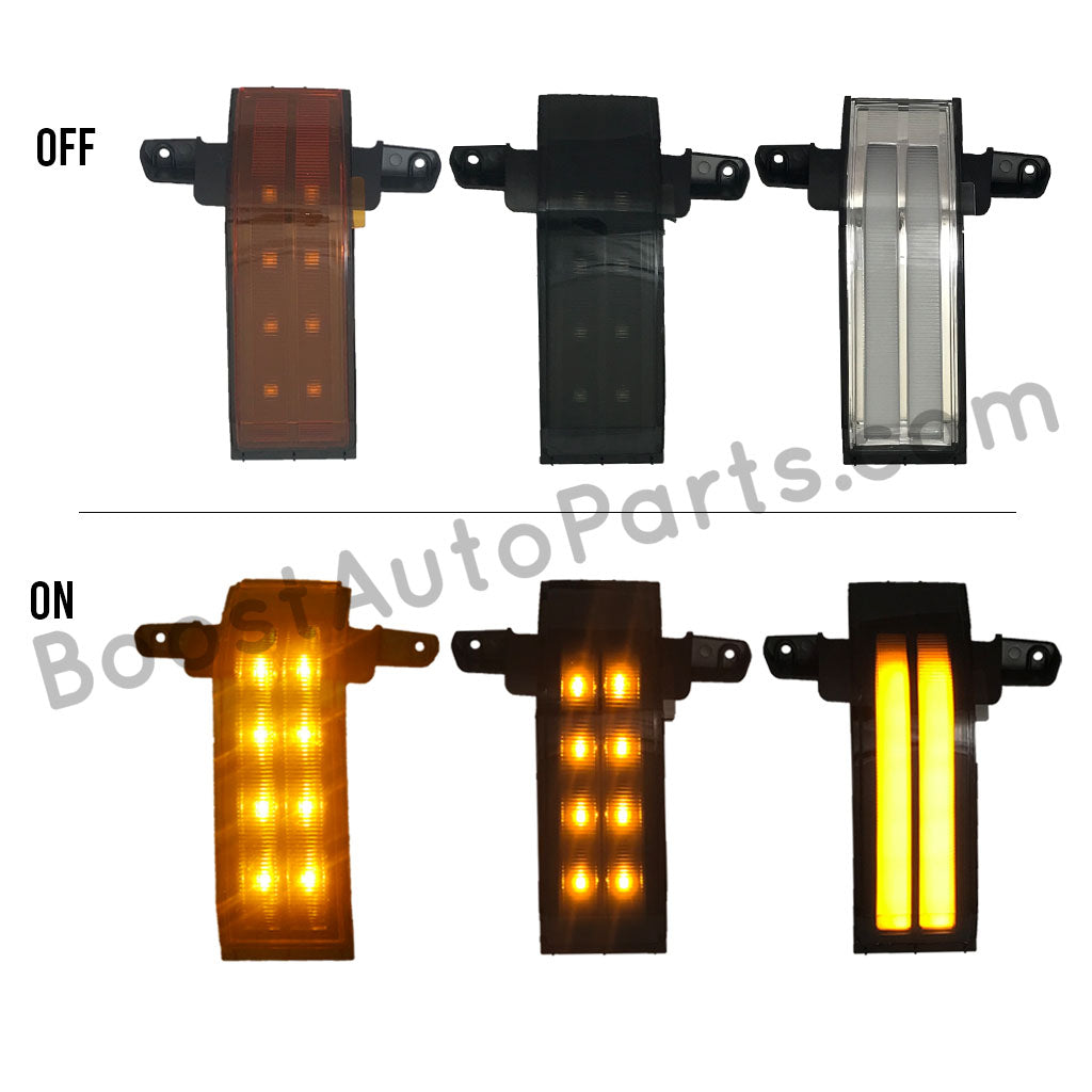 Tow Mirror Direct Replacement Marker Lights for 2014-2019 Chevy Silverado & GMC Sierra