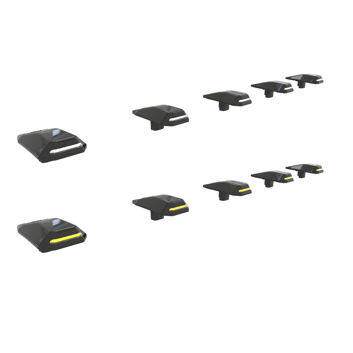 S-Series LED cab lights for 2019-2026 Dodge Ram 2500 / 3500 – Universal Black