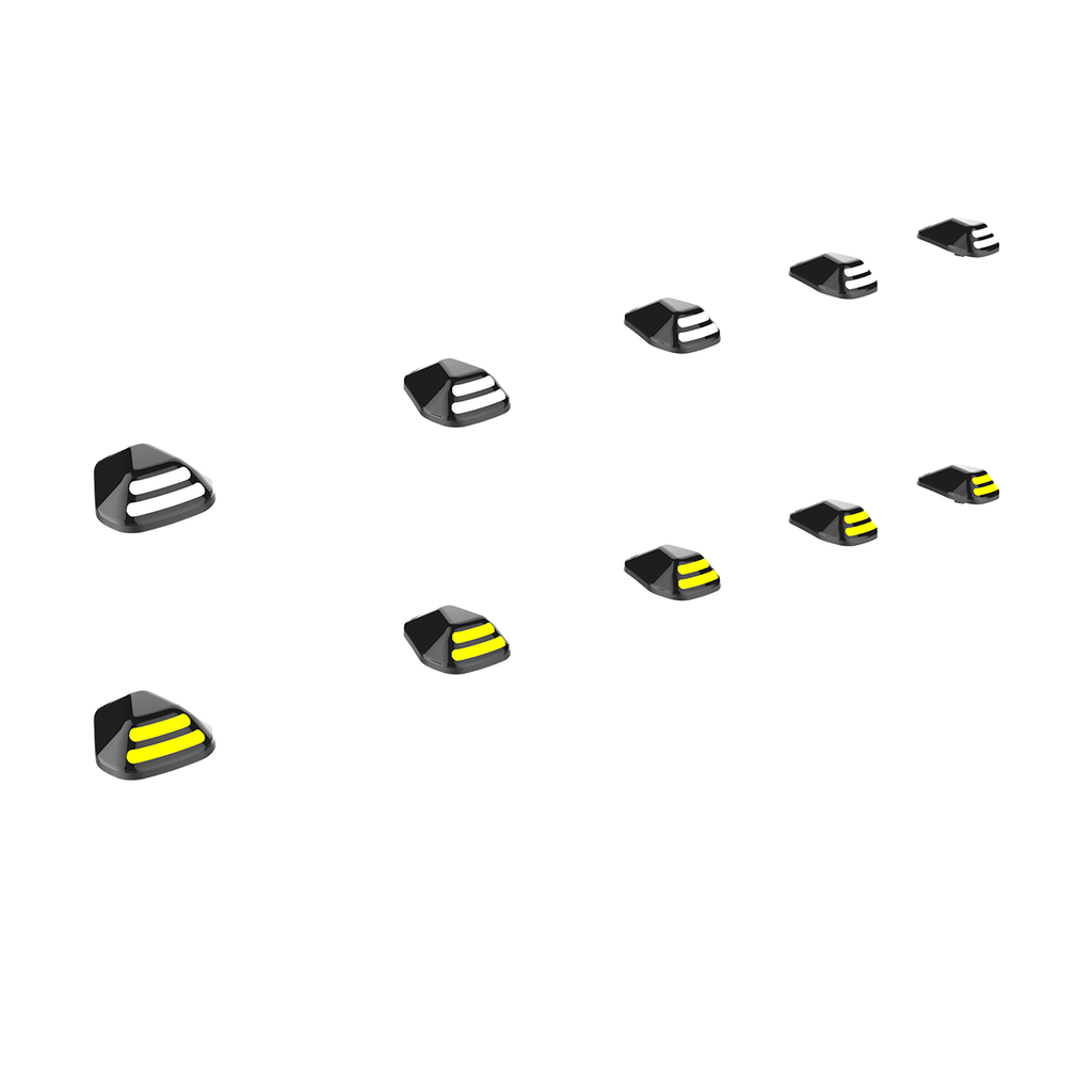 S-Series LED cab lights for 1999-2007 Ford F250 / F350 Superduty – Universal Black