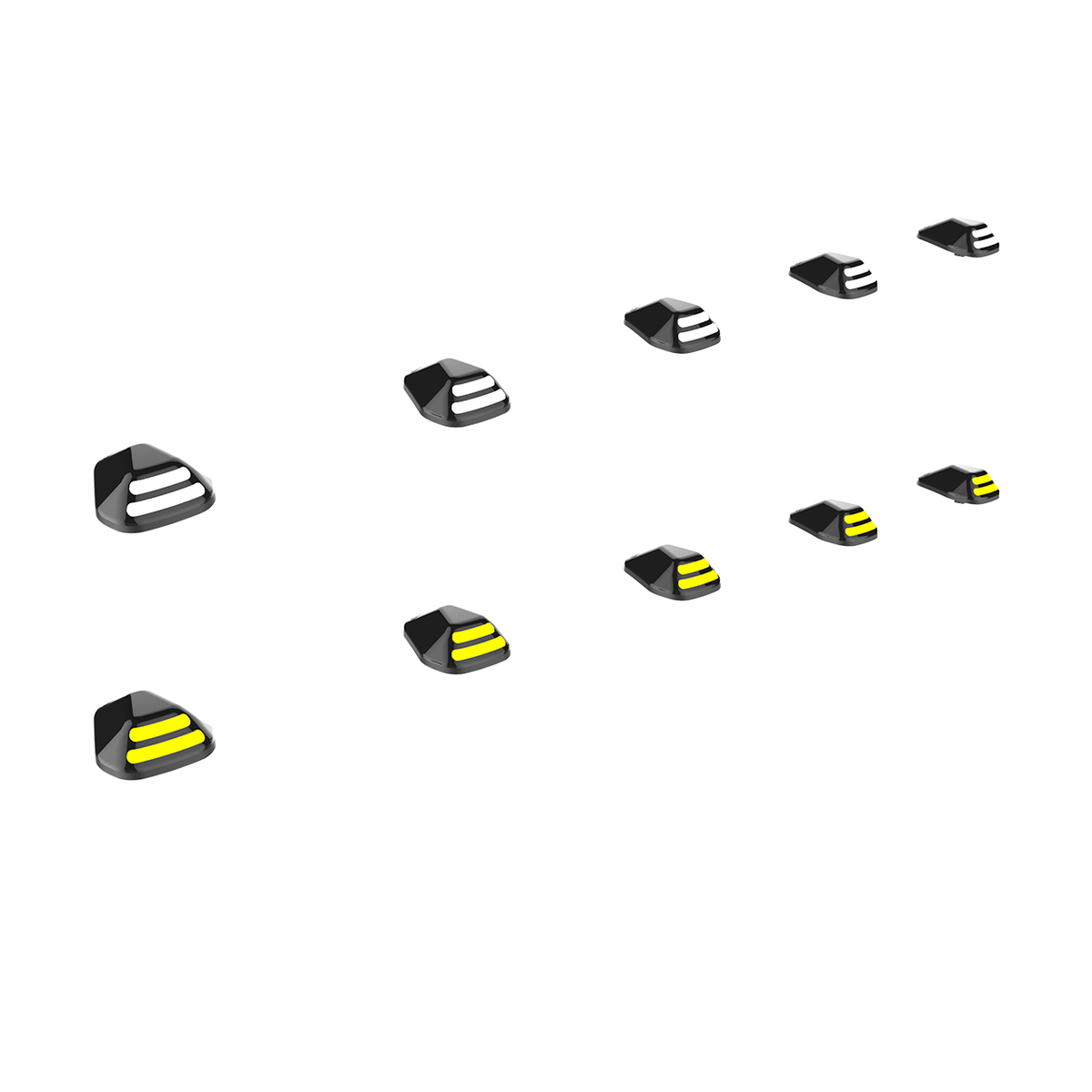 S-Series LED cab lights for 2008-2016 Ford F250 / F350 Superduty – Universal Black