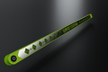 Straight diamond ladder bar, angled view with LOWRY CUSTOMS name plate (render)
