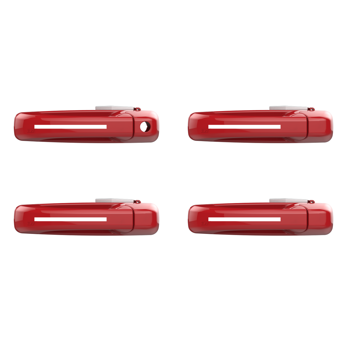 ION Series LED door handles for 2019-2026 Dodge Ram 2500/3500 – Painted (VIN matched), without passive entry