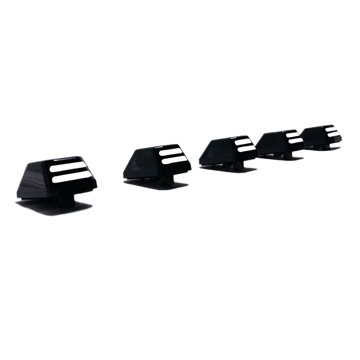 S-Series LED cab lights for 2023-2026 Ford F250 / F350 Superduty – Universal Black, Running Light Only (White)