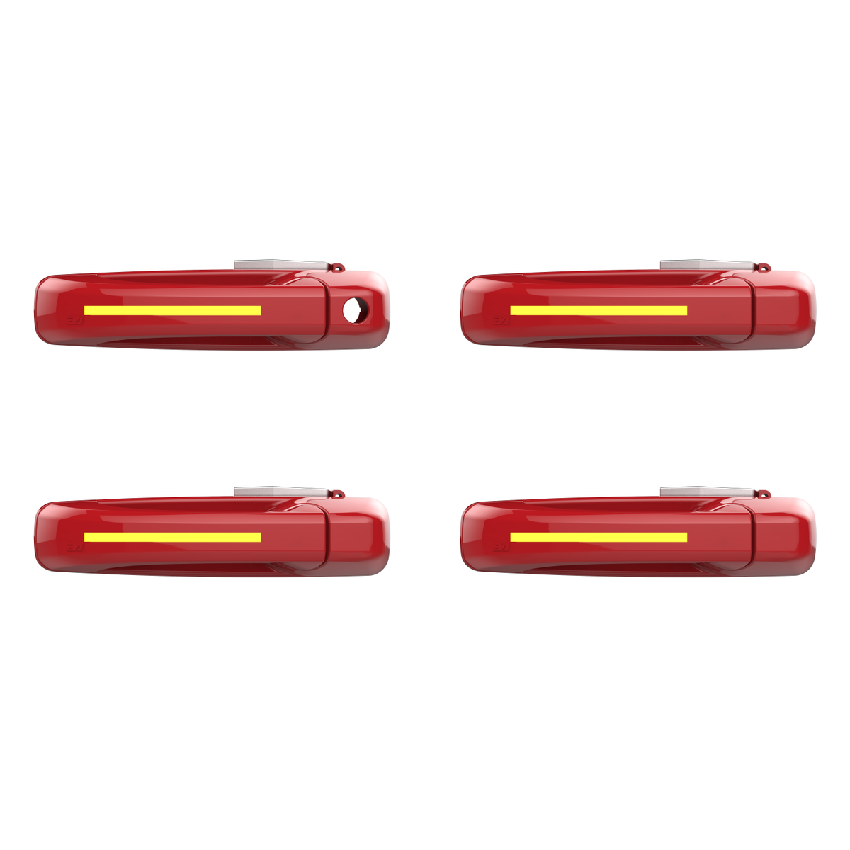 ION Series LED door handles for 2010-2018 Dodge Ram 2500/3500 – Painted (VIN matched), without passive entry