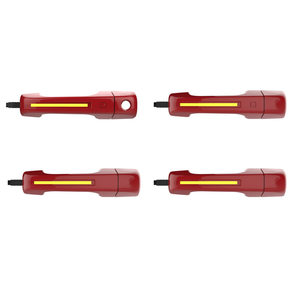 ION Series LED door handles for 2019-2024 Dodge Ram 1500 – Painted (VIN matched), with passive entry