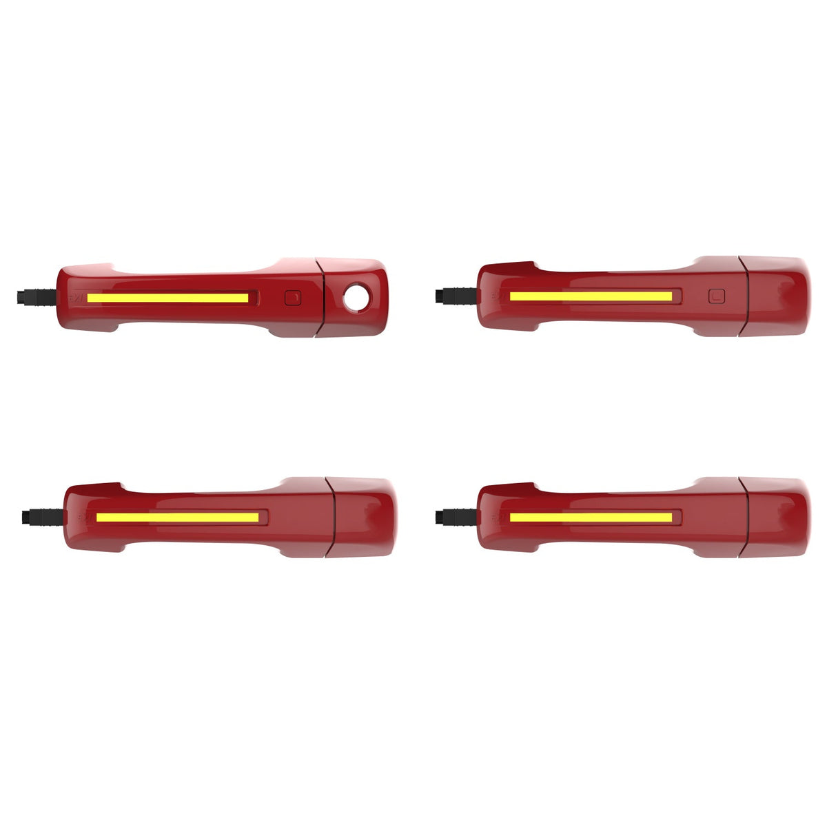 ION Series LED door handles for 2019-2024 Dodge Ram 1500 – Painted (VIN matched), with passive entry