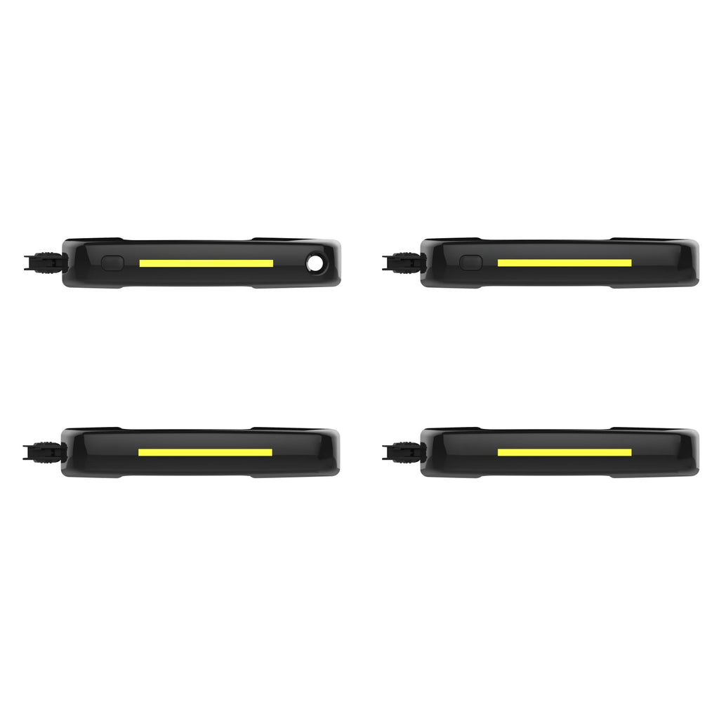 ION Series LED door handles for 2021-2026 Ford F-150 – Universal Black, with passive entry
