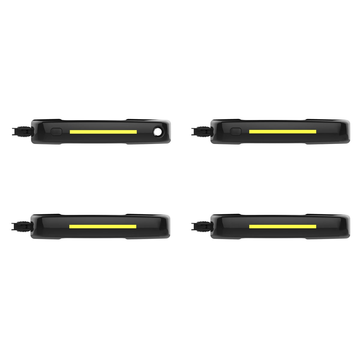 ION Series LED door handles for 2021-2026 Ford F-150 – Universal Black, with passive entry