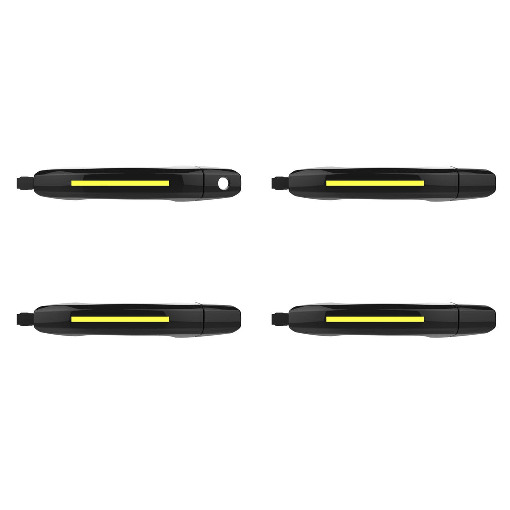 ION Series LED door handles for 2023-2026 Chevy Colorado & GMC Canyon – Universal Black, without passive entry