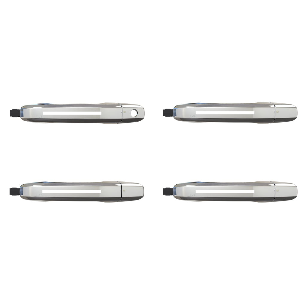 ION Series LED door handles for 2019-2026 Chevy Silverado & GMC Sierra 1500 – Chrome, without passive entry
