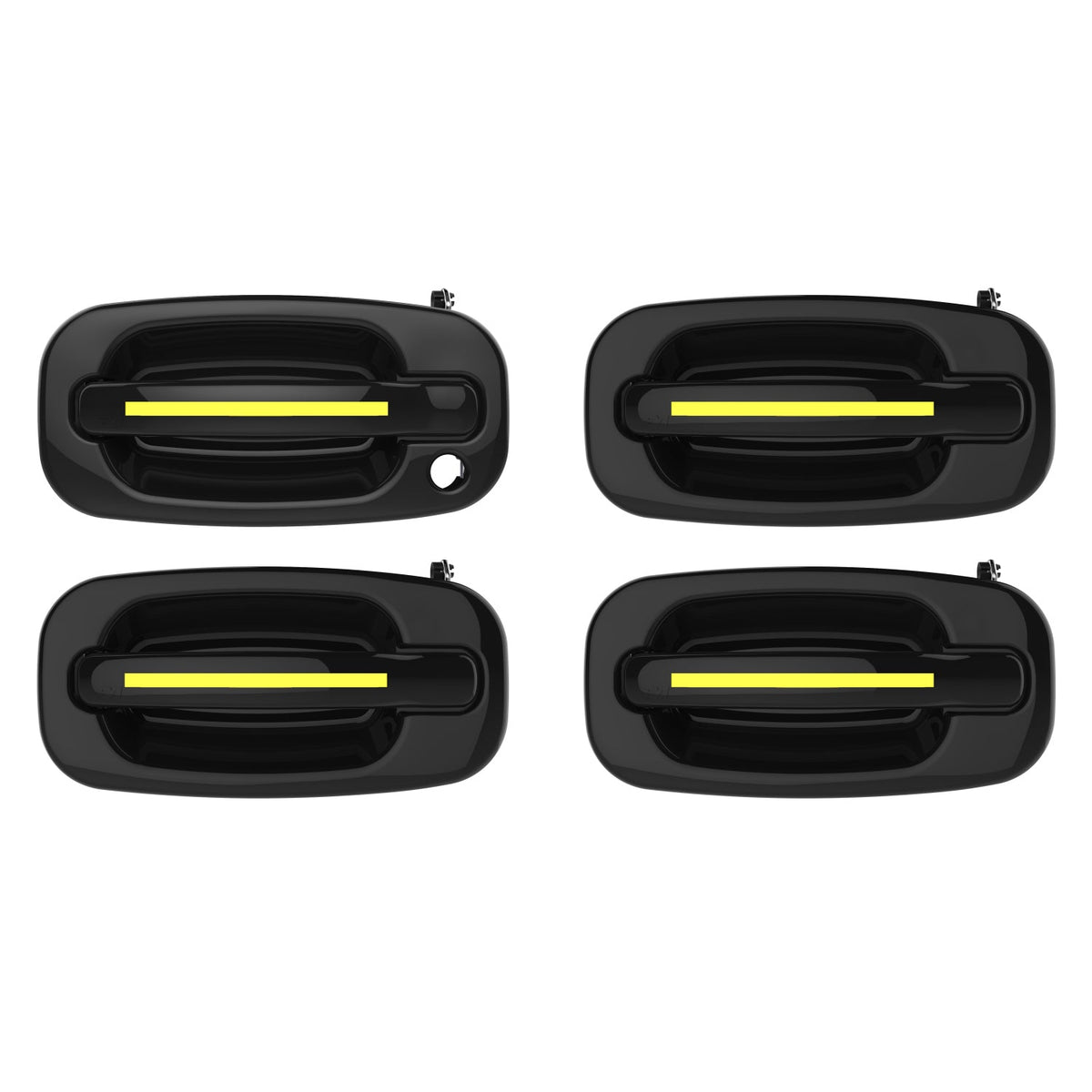 ION Series LED door handles for 1999-2007 Chevy Silverado/GMC Sierra & SUVs – Universal Black