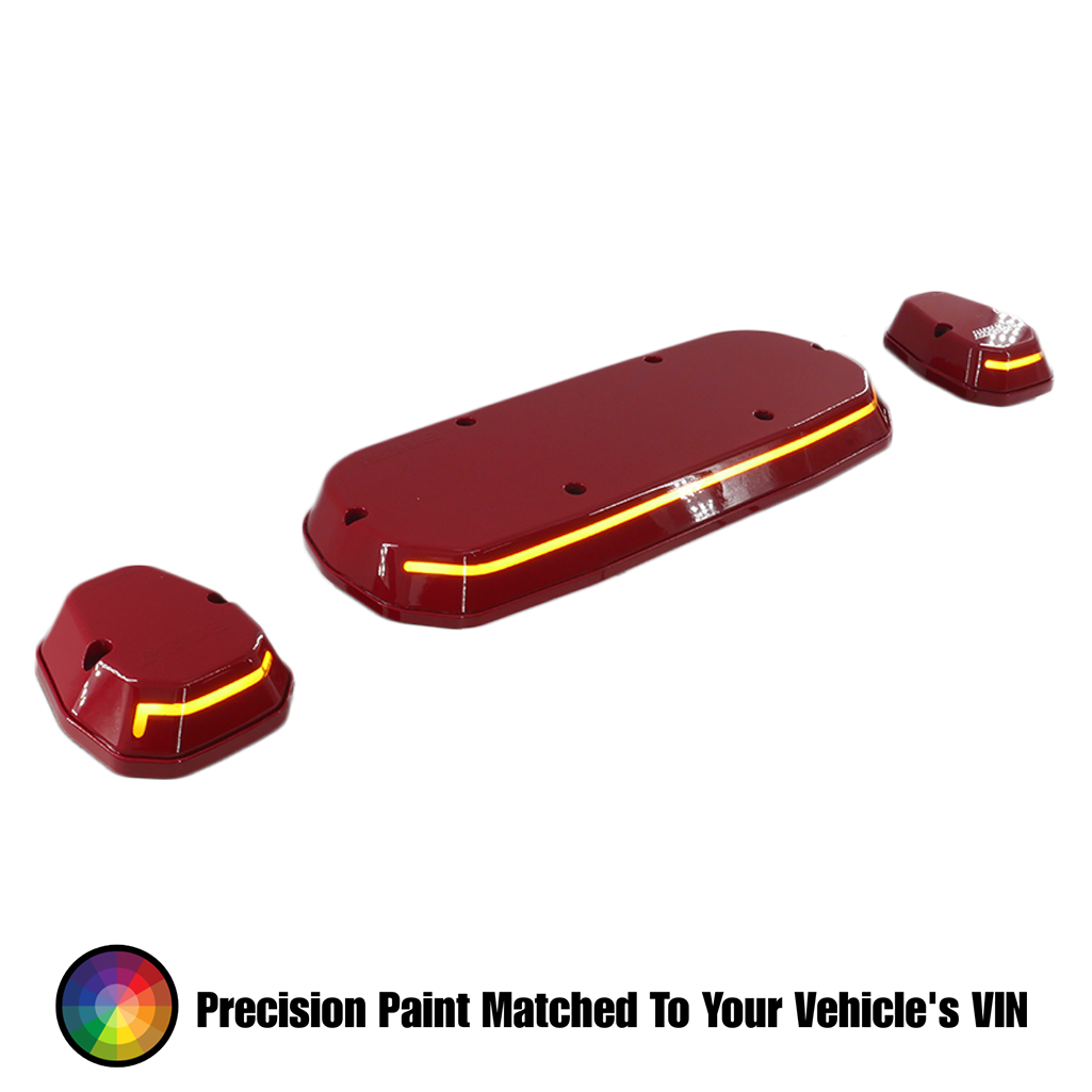 S-Series LED cab lights for 1999-2007 Chevy Silverado & GMC Sierra 2500/3500 – Painted (VIN matched)