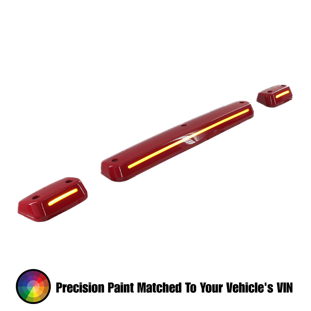 S-Series LED cab lights for 2007.5-2013 Chevy Silverado & GMC Sierra 1500 Retrofit – Painted (VIN matched)