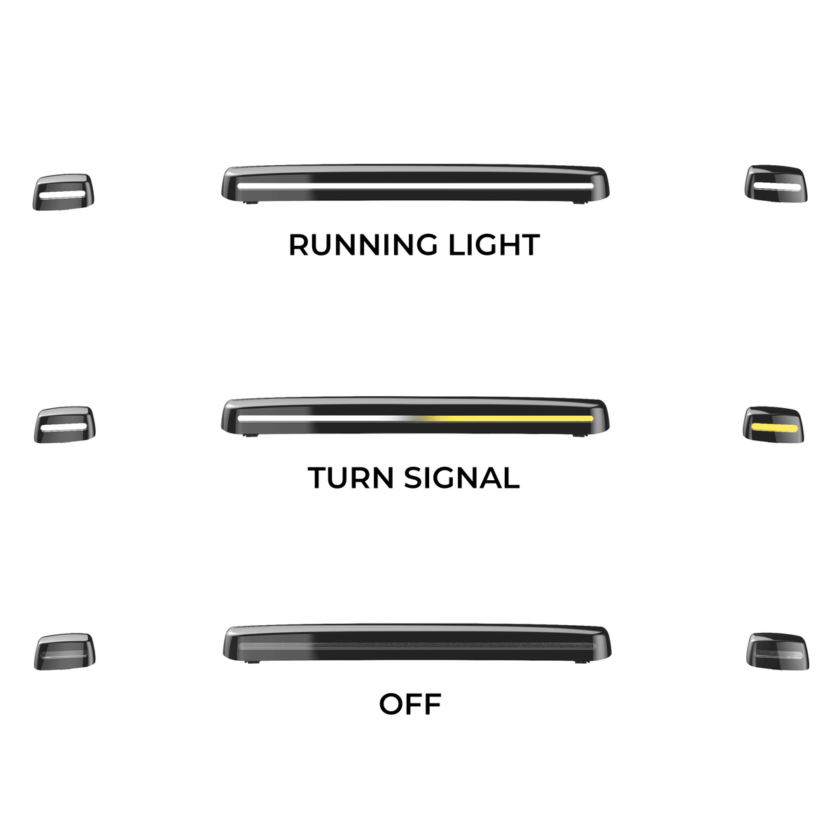 S-Series LED cab lights for 2014-2018 Chevy Silverado & GMC Sierra 1500 Retrofit