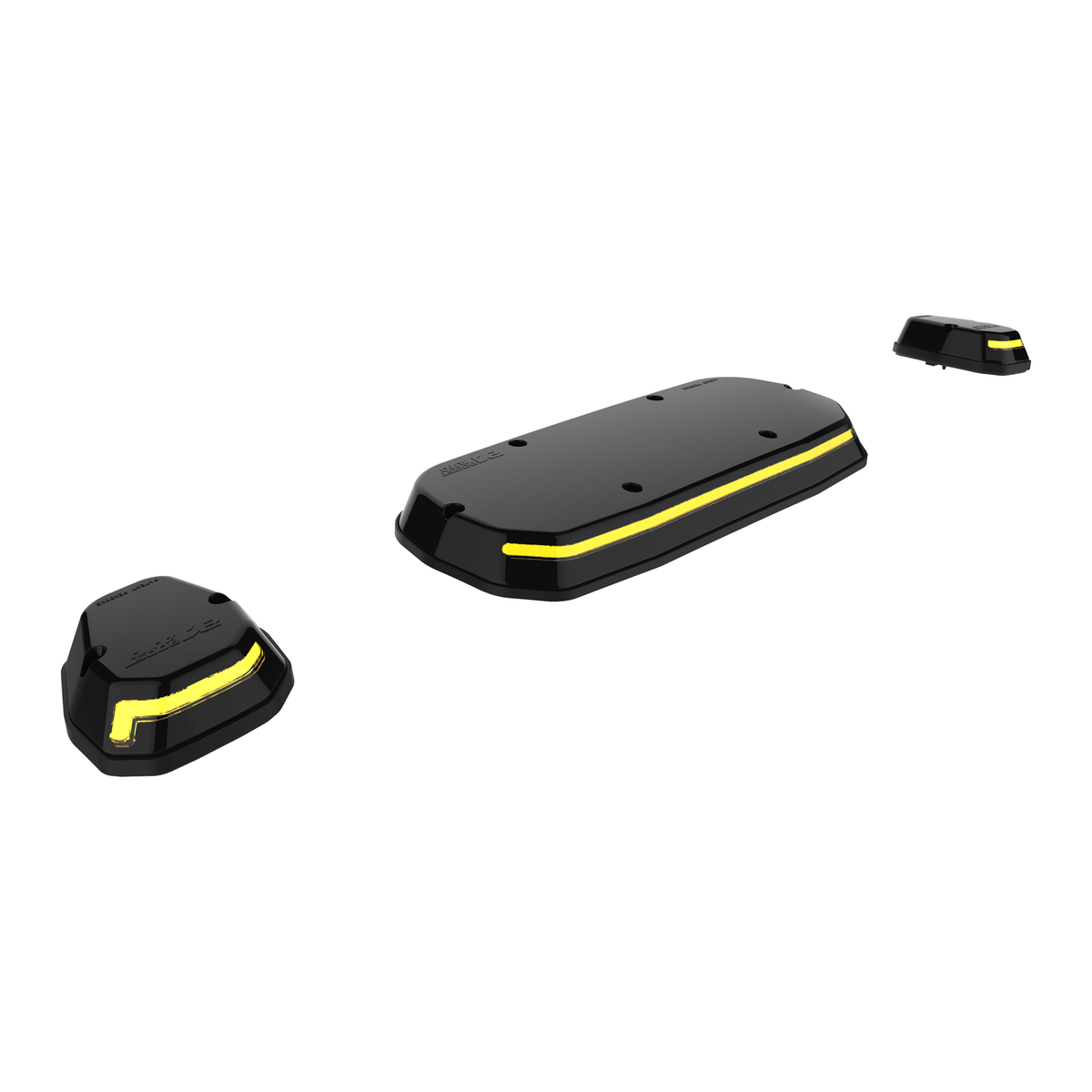 S-Series LED cab lights for 1999-2007 Chevy Silverado & GMC Sierra 2500/3500 – Universal Black