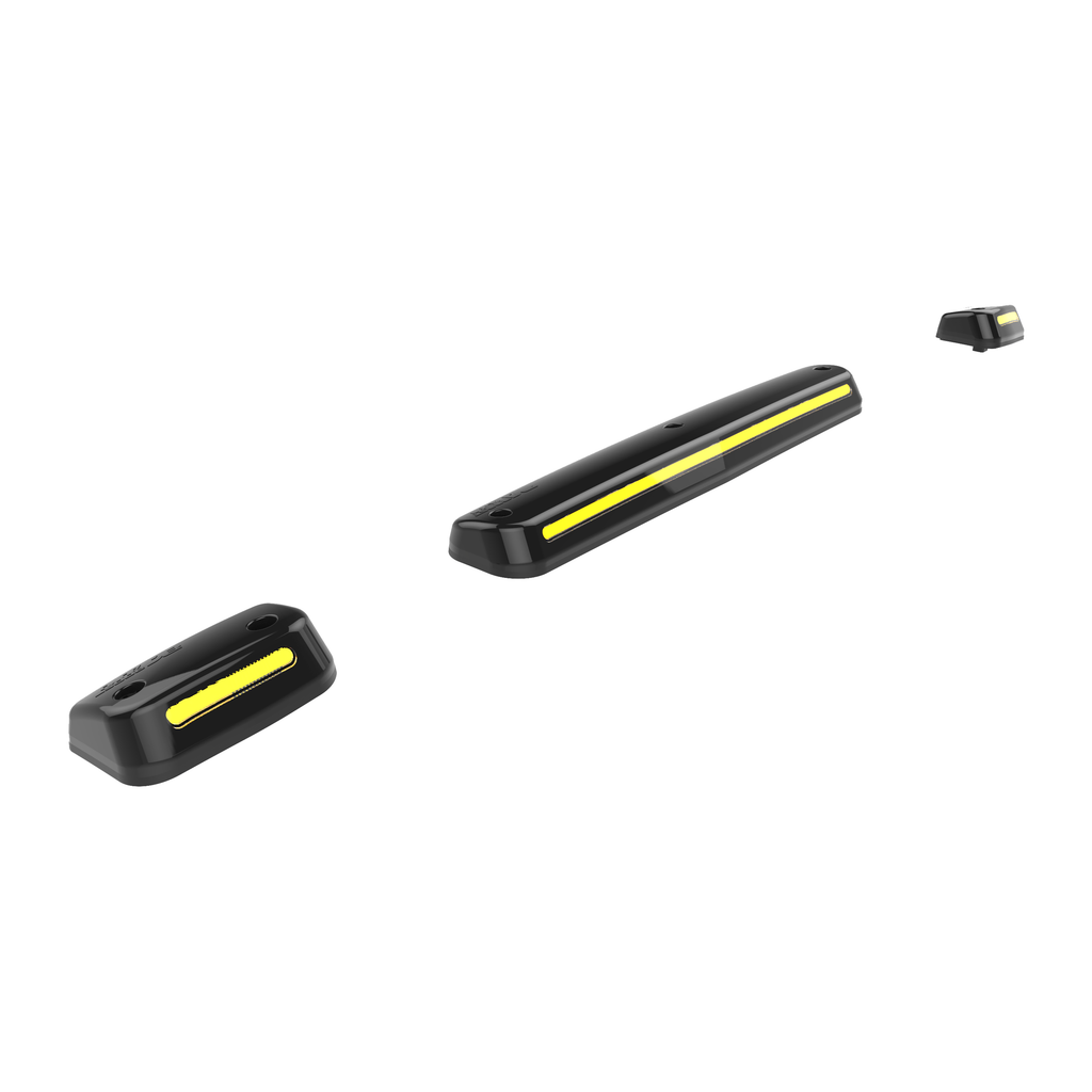 S-Series LED cab lights for 2007.5-2013 Chevy Silverado & GMC Sierra 1500 Retrofit – Universal Black