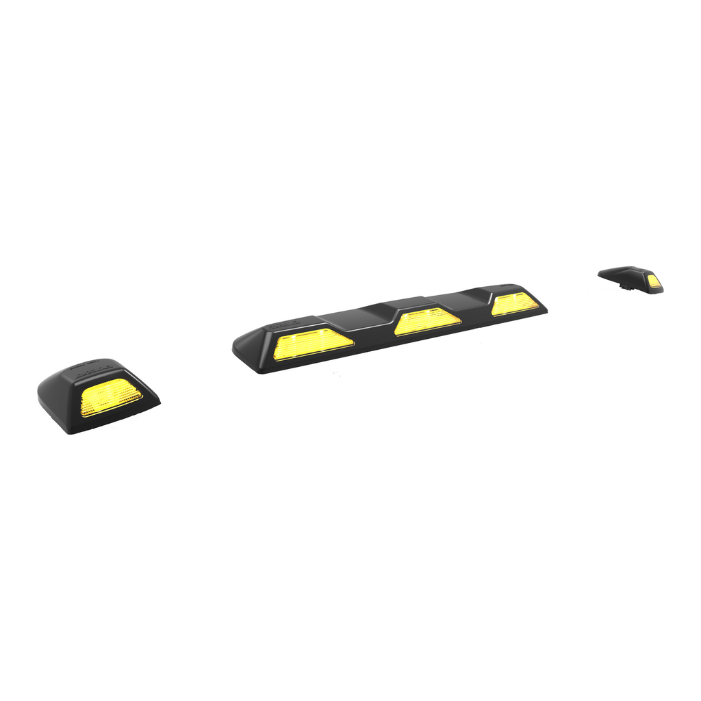 S-Series LED cab lights for 2020-2026 Chevy Silverado & GMC Sierra 2500/3500 – Universal Black, OEM Style