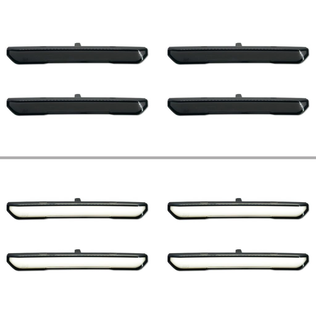 2023-2026 GMC Canyon fender lights – Smoked, full length LED, white running light